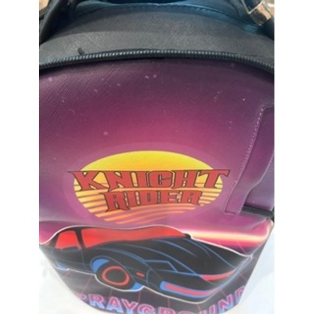 Sprayground x Knight Rider Limited Edition Retro Synthwave Backpack KITT 80s - Picture 5 of 8
